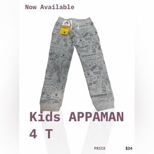 Appaman Kids Gray Graphic Joggers